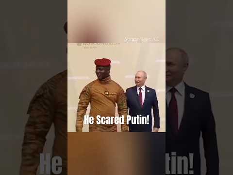 Burkina Faso&#039;s Young Military President Ibrahim Traore Scares Putin At Russia-Africa Summit, Niger